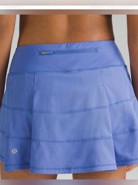 Lululemon Blue Pleated Tennis Running Skirt Skort Size 10💙💜